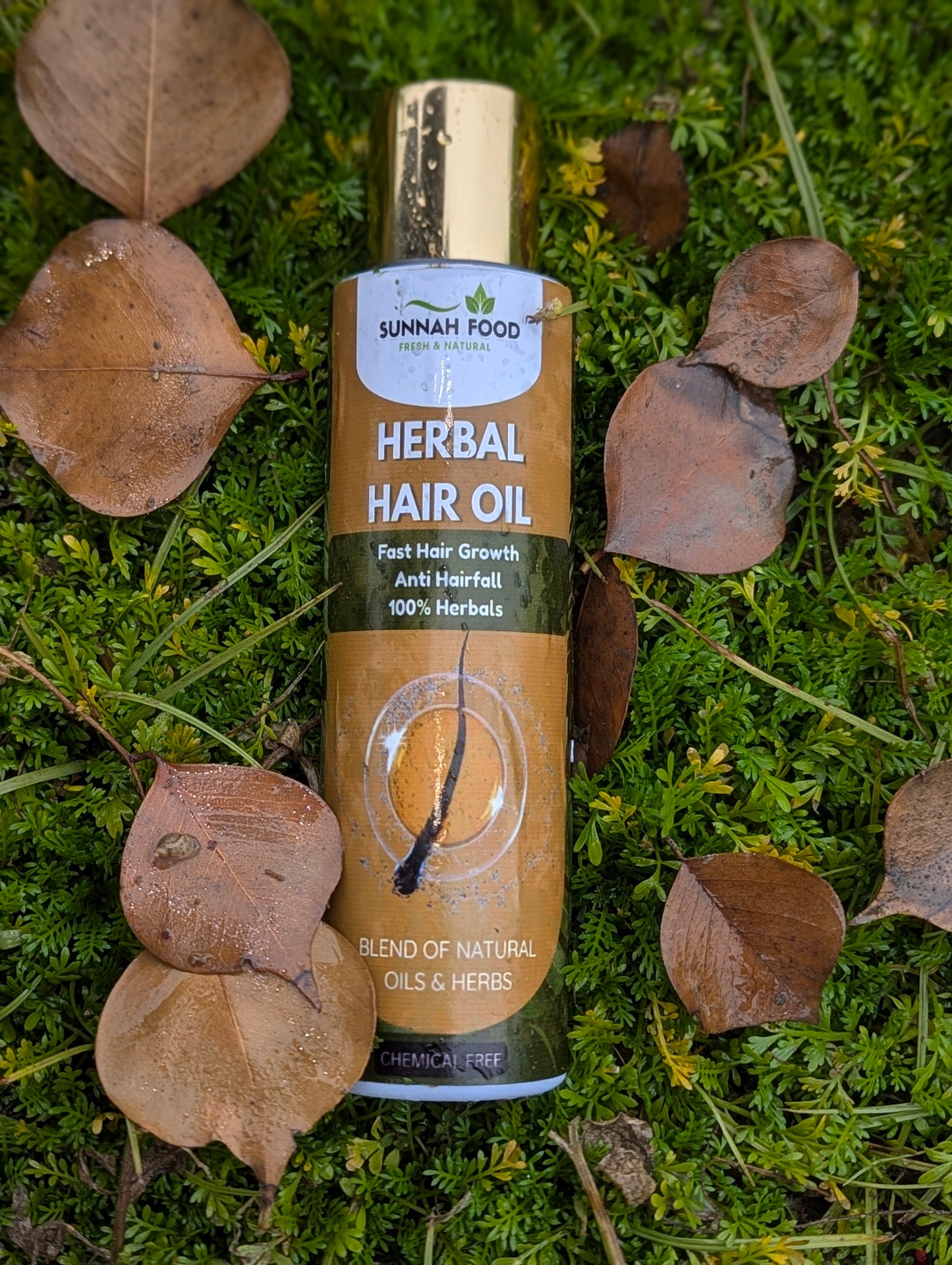 Herbal Hair Oil for Hair Growth & Thickness β Natural Oil for Strong, Healthy, Shiny Hair