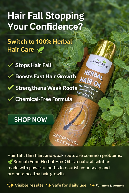 Herbal Hair Oil for Hair Growth & Thickness – Natural Oil for Strong, Healthy, Shiny Hair