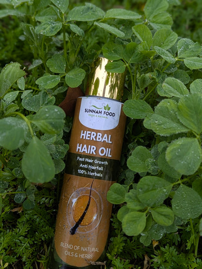 Herbal Hair Oil for Hair Growth & Thickness – Natural Oil for Strong, Healthy, Shiny Hair