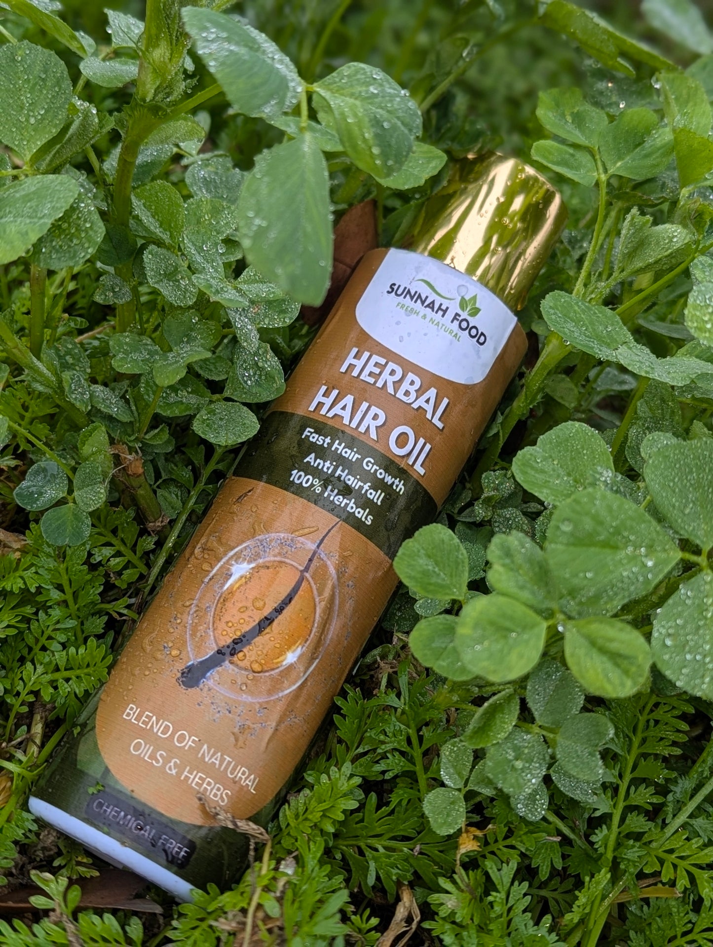 Herbal Hair Oil for Hair Growth & Thickness – Natural Oil for Strong, Healthy, Shiny Hair